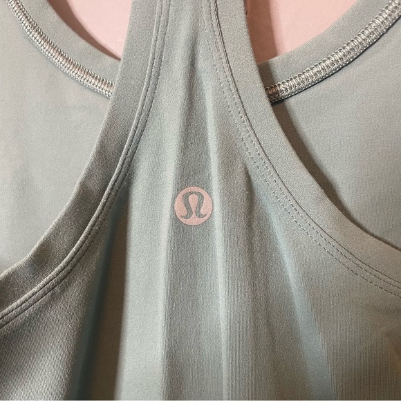 Lululemon Cool Racerback Tank Top *Nulu Tidewater Teal size 4/6 - Picture 7 of 12